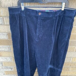 POLO RALPH LAUREN Vtg 90s Navy Blue Corduroy Jeans PANTS Men's 38x30 See Detail